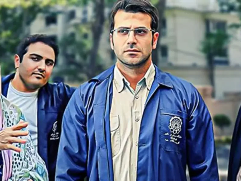 جواد جوادی و تینوش وصال در نشست خبری سریال «بچه مهندس»