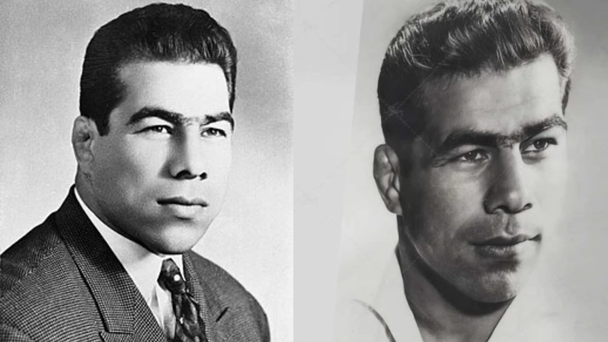 «تختی» روی سکوی قهرمانی سال 1958