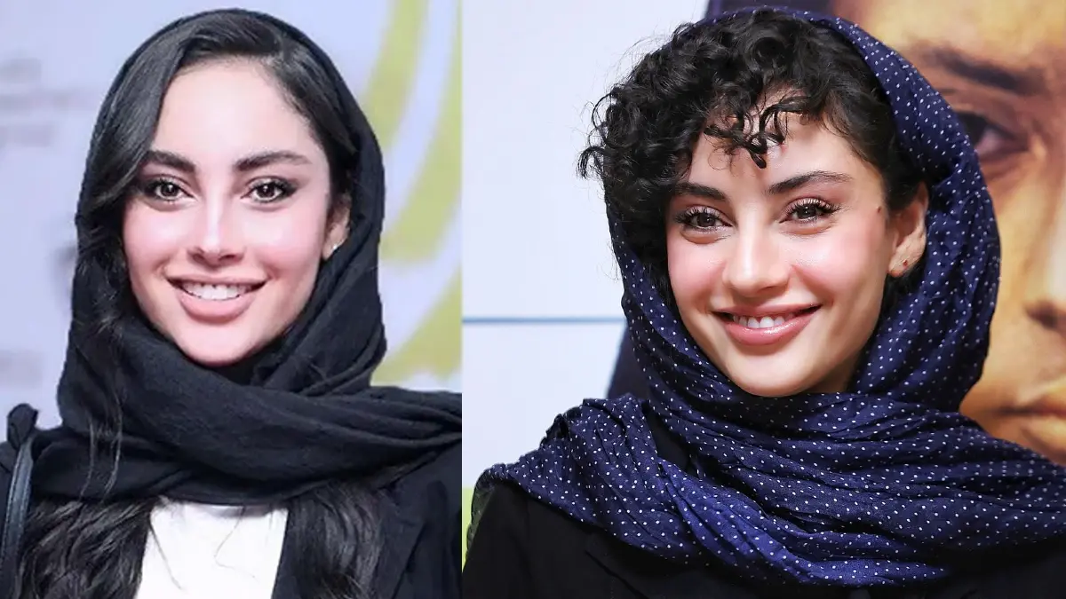 ترلان پروانه بازیگر با یک ست آبی زیبا