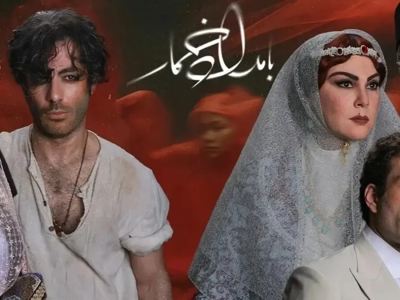 چهره دیدنی گلاره عباسی و ترلان پروانه در پشت صحنه سریال «بامداد خمار»