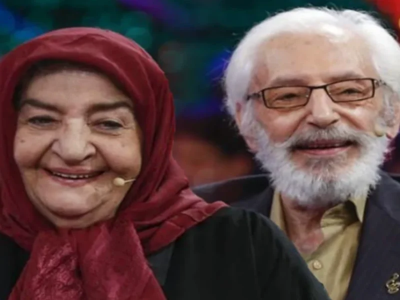 عکس جمشید مشایخی در ۴۳ سالگی در کنار شهرام شب‌پره