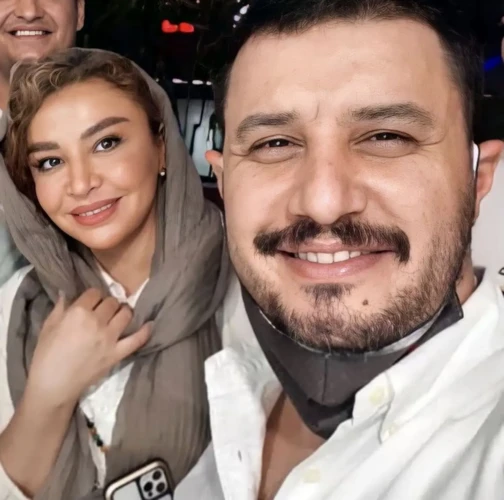 ازدواج جواد عزتی و همسرش