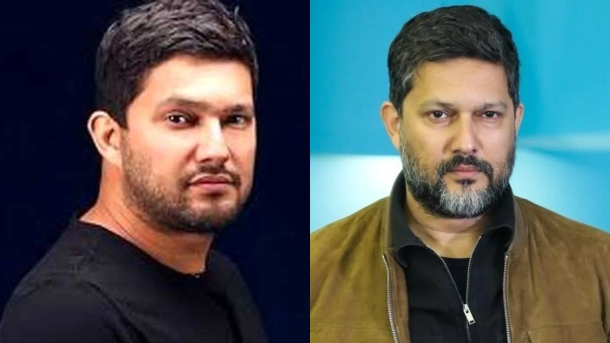 چهره خندان حامد بهداد و برادرش در یک دورهمی خانوادگی