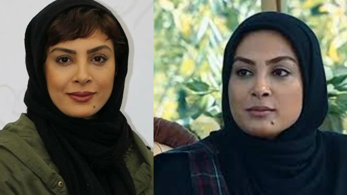میز عصرانه ساده حدیثه تهرانی در حیاط باصفای خانه اش