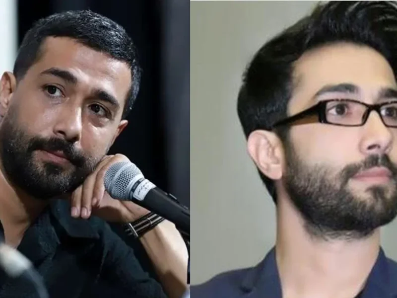 حسین مهری و فرزندش حامین با سلفی زیبا