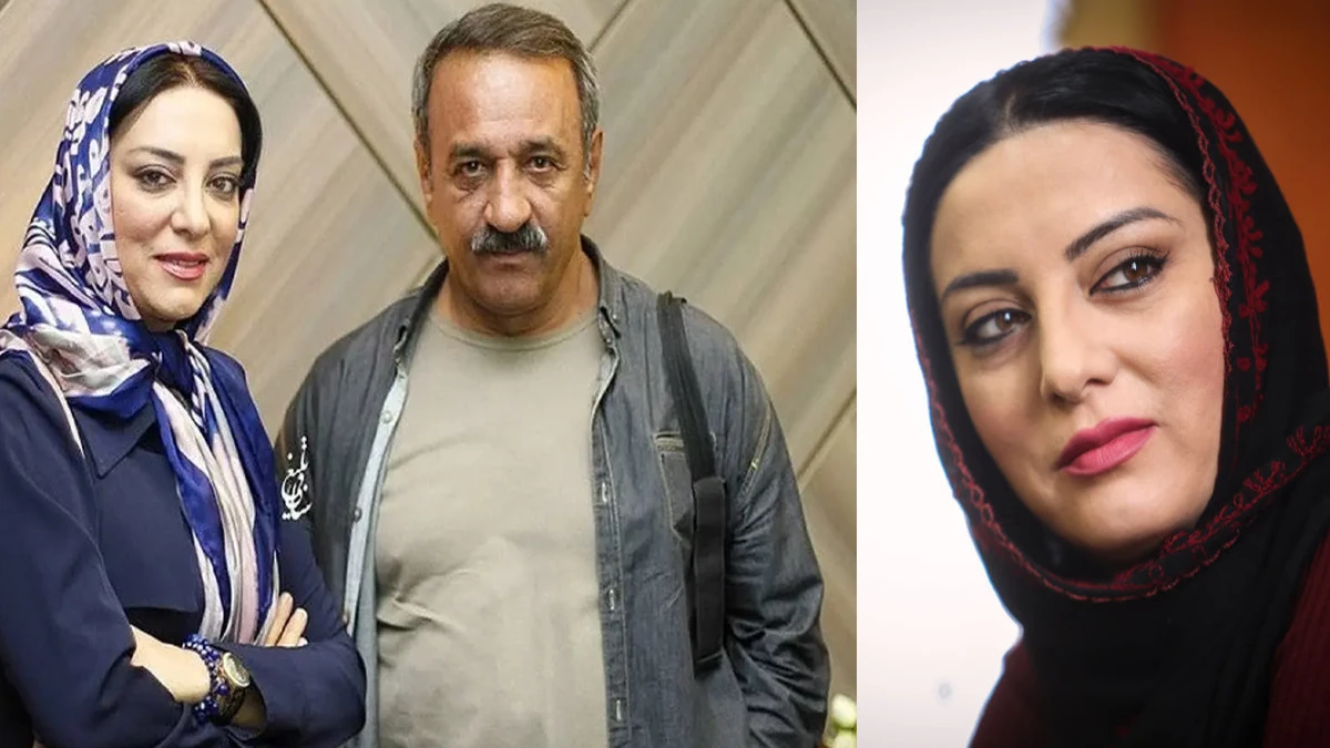 عکس دو نفره حمیرا ریاضی و همسرش در یک جشن