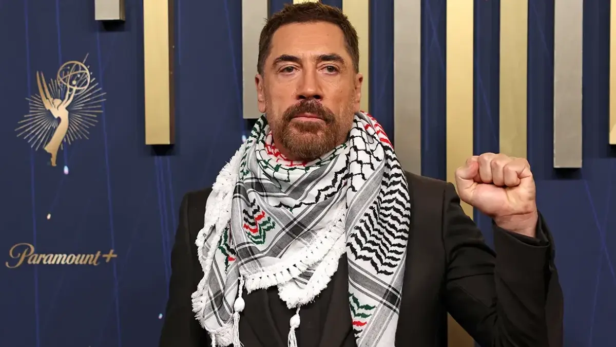 خاویر باردم در فرش قرمز مراسم امی ۲۰۲۵ از آزادی فلسطین گفت