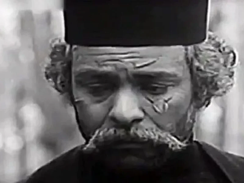 بهروز وثوقی و مسعود کیمیایی در پشت صحنه فیلم داش آکل