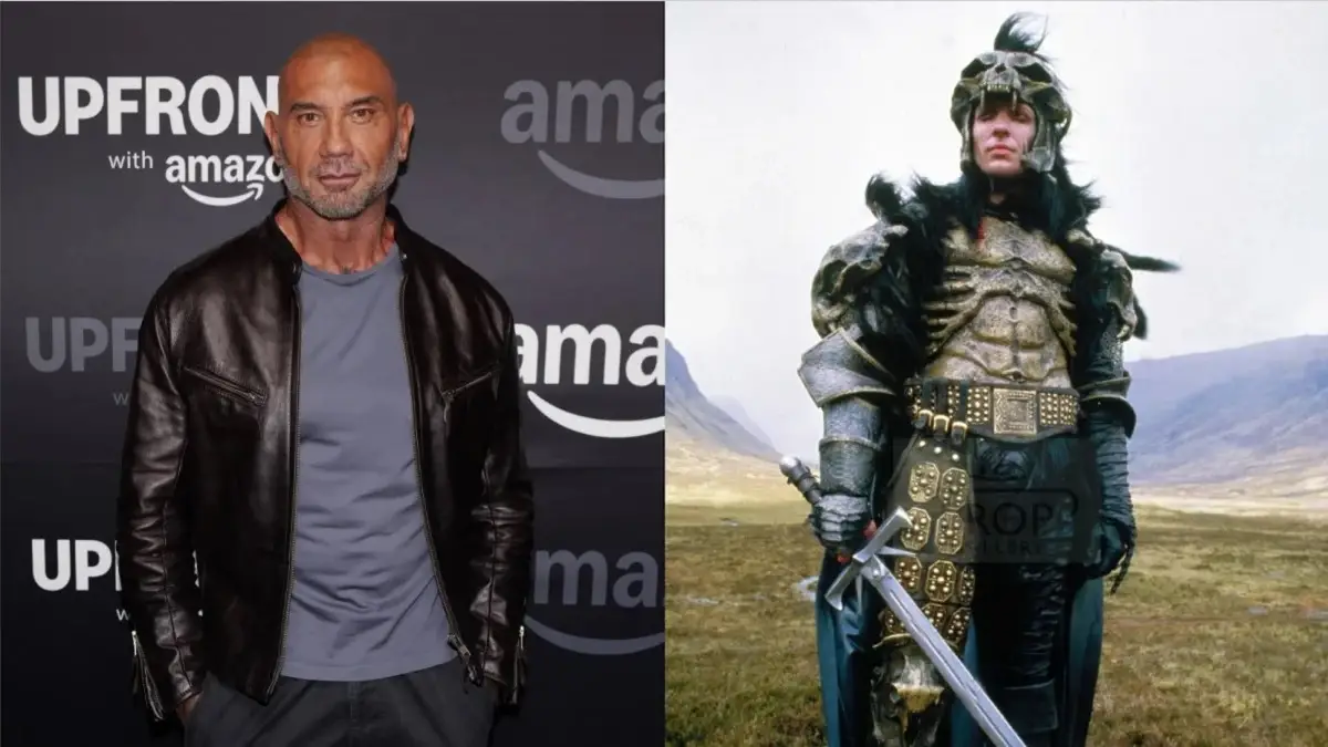 دیو باتیستا نقش منفی مقابل هنری کویل را در بازسازی فیلم Highlander بازی میکند