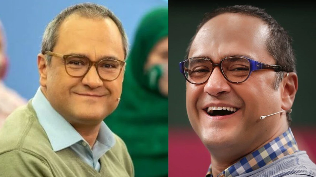 عکس دونفره با تغییر چهره روزبه حصاری و رامبد جوان