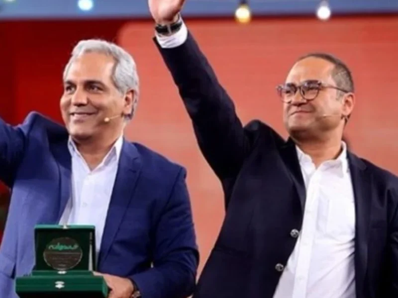 سلفی جذاب رامبد جوان با مهران مدیری بازیگر و کارگردان سریال قهوه پدری