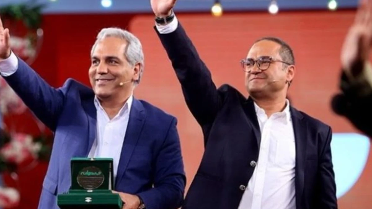 سلفی جذاب رامبد جوان با مهران مدیری بازیگر و کارگردان سریال قهوه پدری