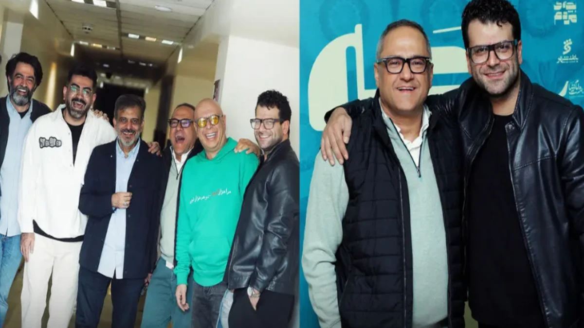 رامبد جوان و روزبه حصاری در اکران بچه مردم؛ دو دوست دوست داشتنی