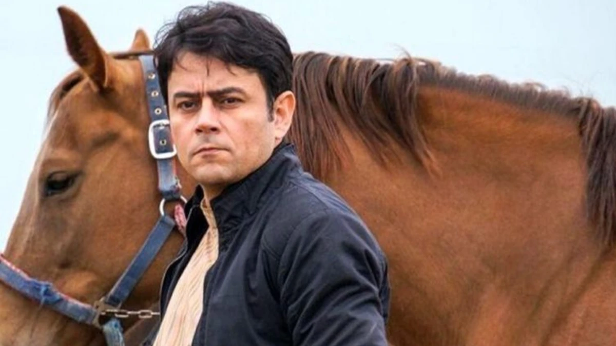 مهوش صبرکن و رحیم نوروزی در پشت صحنه سریال پس از باران؛ سال 79