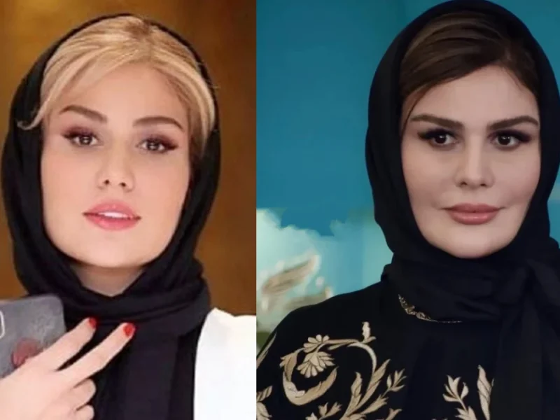 نقاشی رز رضوی از چهره خودش