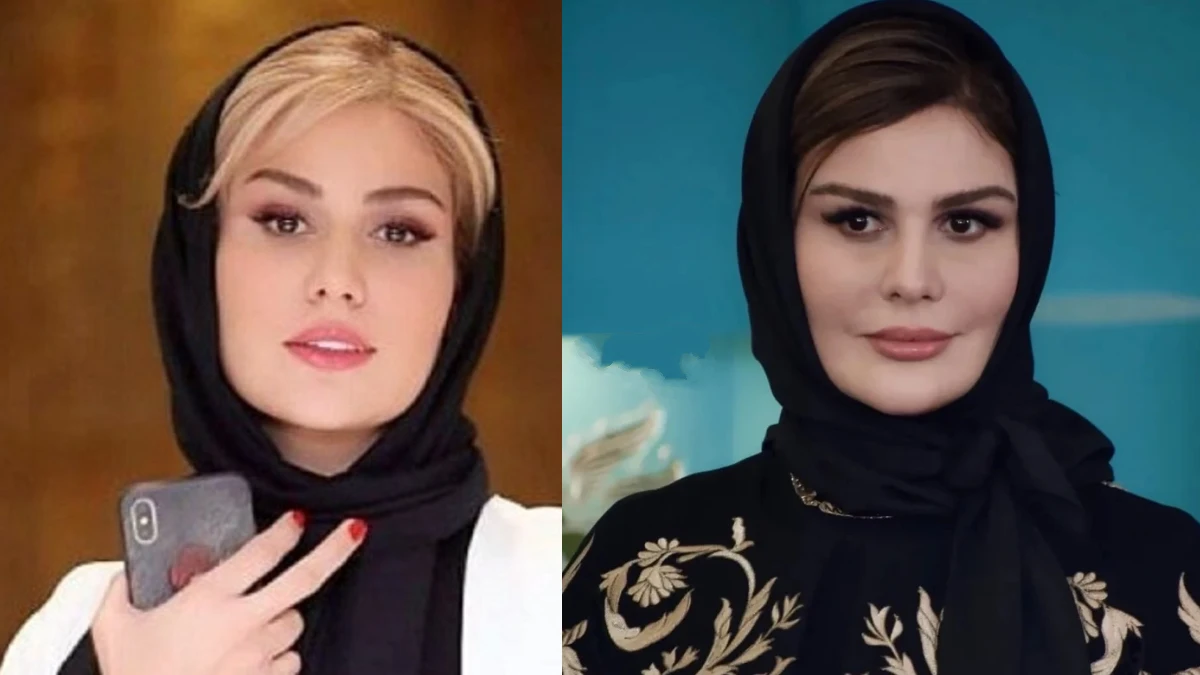 نقاشی رز رضوی از چهره خودش