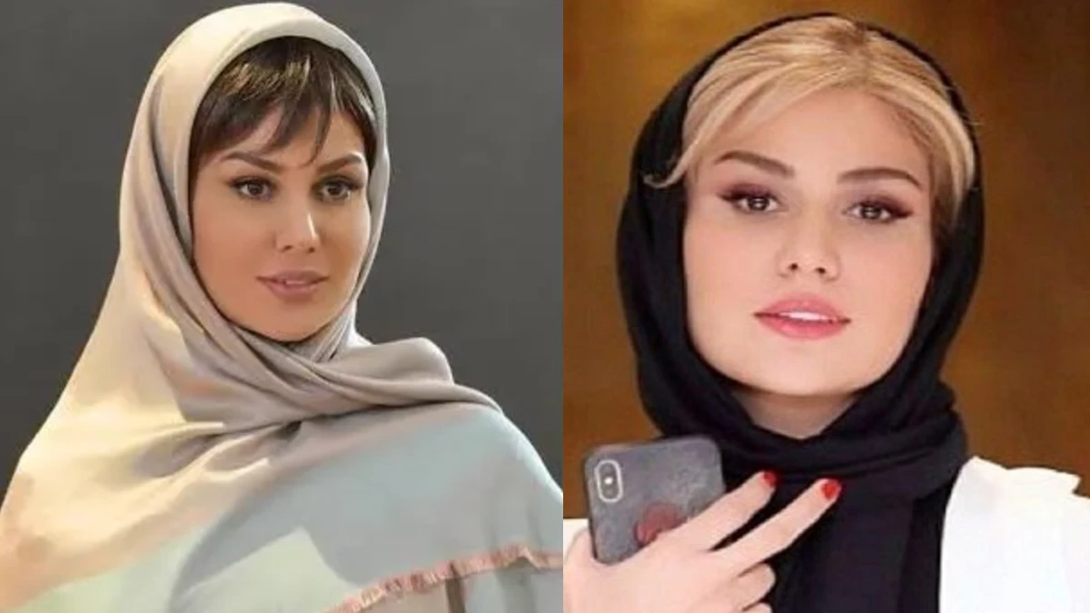 نقاشی رز رضوی از چهره خودش به سبک بازیگران زیبای هالیوود
