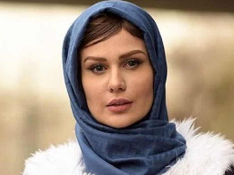نقاشی جذاب و خاص «رز رضوی» از چهره خودش به سبک بازیگران زیبای هالیوود