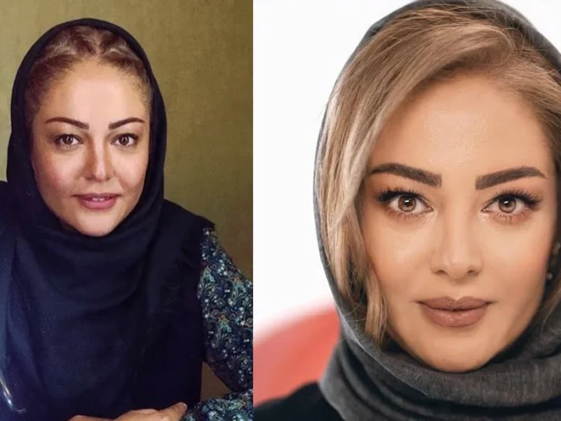 رزیتا غفاری در کنار نرگس آبیار کارگردان معروف سینما