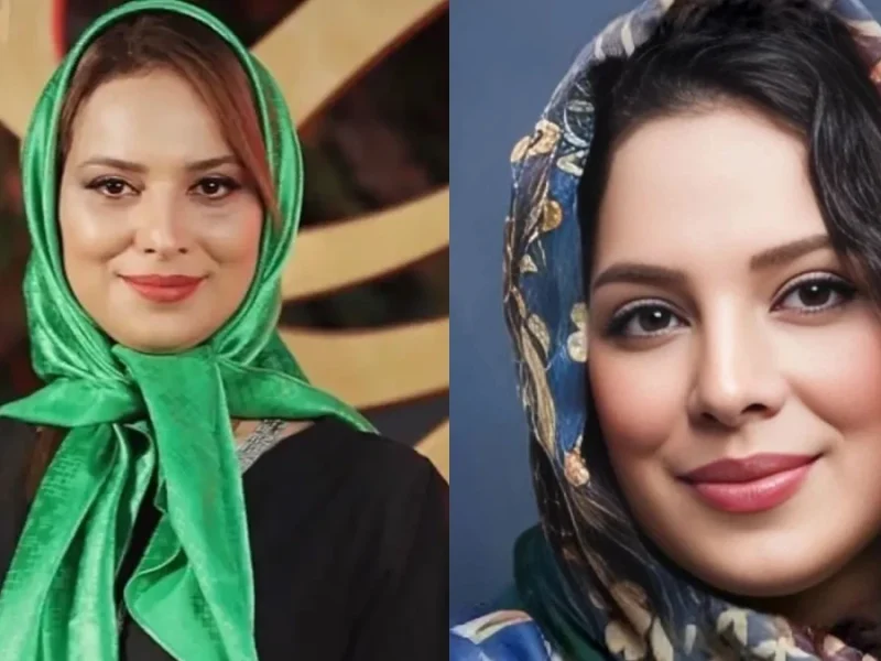 پوشش مشکی روشنک عجمیان بازیگر مشهور