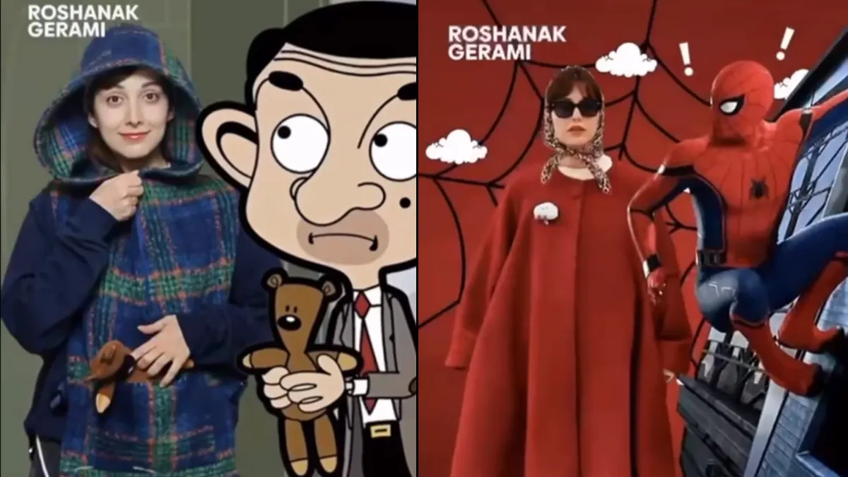 عکس؛ طراحی منحصر به فرد لباس‌های روشنک گرامی با مستربین و Spider-Man مرد عنکبوتی