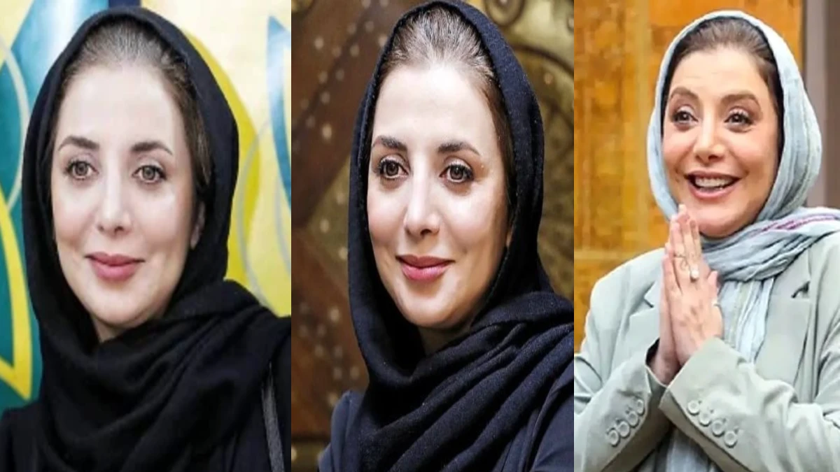 نمایی از استایل و تیپ مشکی رویا میرعلمی