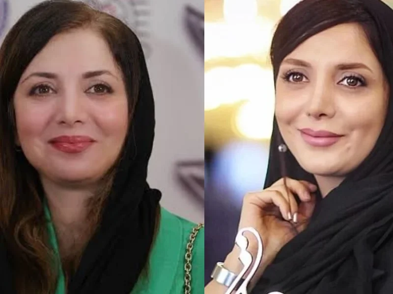 همسر رویا میرعلمی در کنار فرزندشان