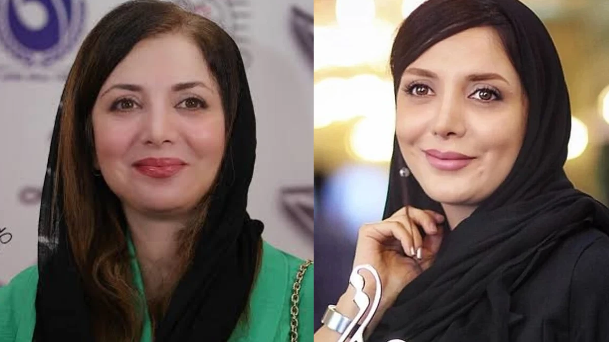 همسر رویا میرعلمی در کنار فرزندشان