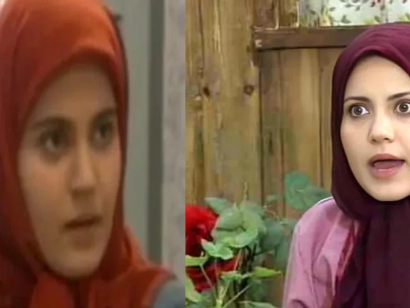 زهرا جواهری بازیگر نوجوان سریال دنیای شیرین به همراه دخترش