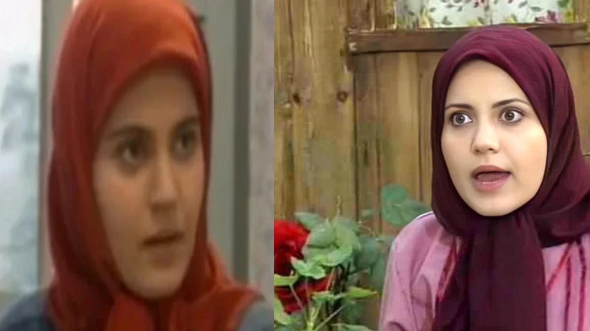 زهرا جواهری بازیگر نوجوان سریال دنیای شیرین به همراه دخترش