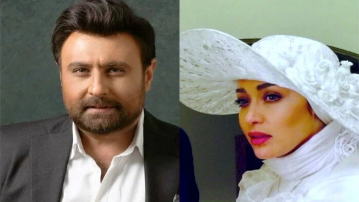 عکس جذاب و زیبای «سارا منجزی پور و محمد علیزاده» همسرش