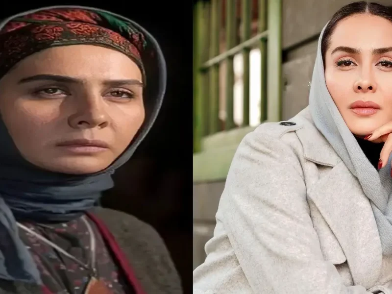 سارا والیانی بازیگر سریال گیلدخت به همراه همسر و پسر نوجوانش