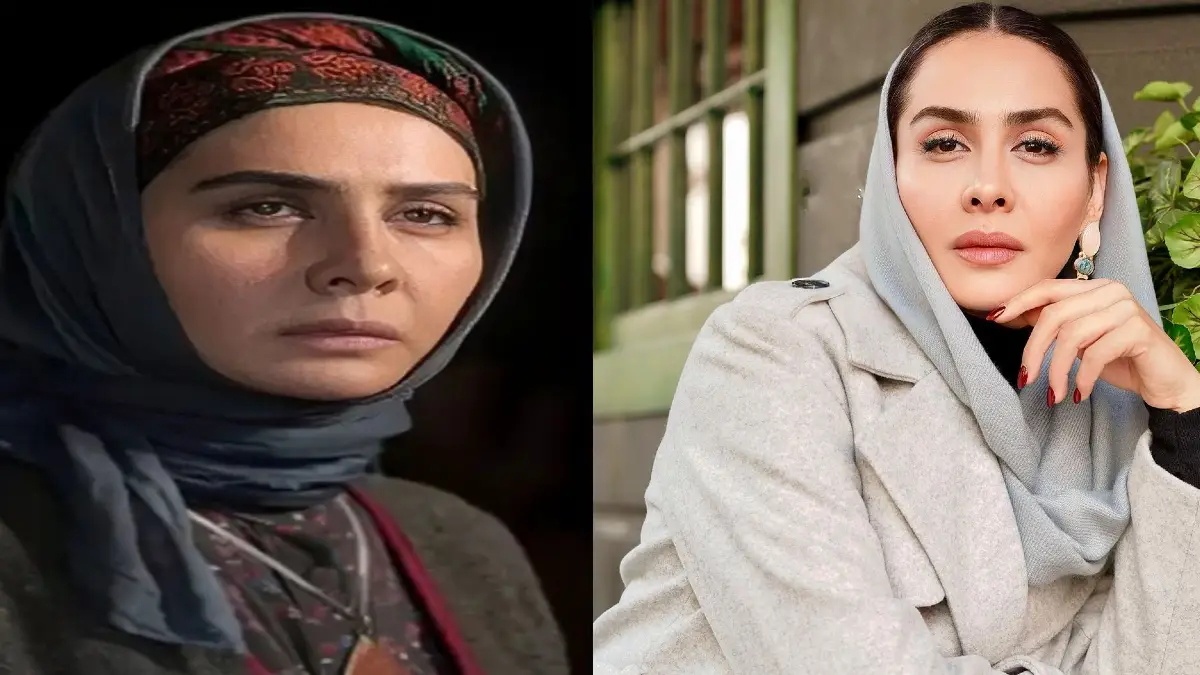 سارا والیانی بازیگر سریال گیلدخت به همراه همسر و پسر نوجوانش