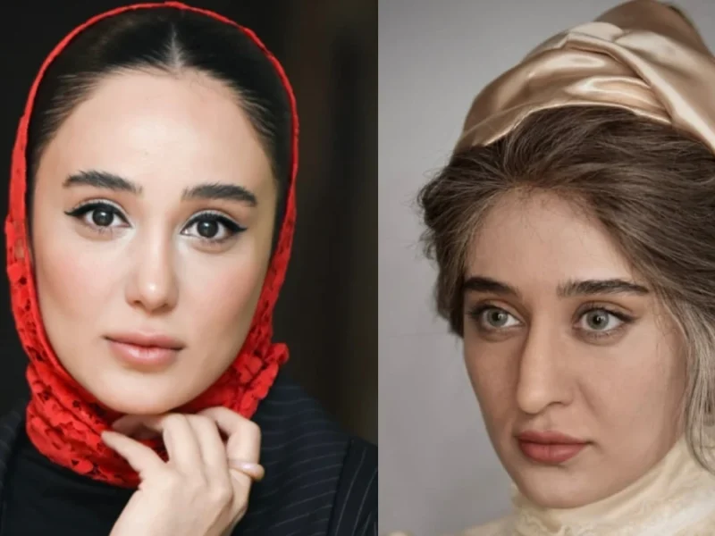 گریم عجیب و جذاب ساغر حاجی پور با چهره خاص