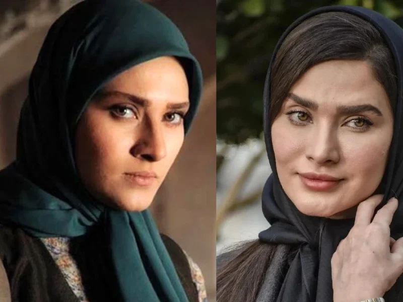 چهره خیره کننده ساناز سعیدی بازیگر چشم رنگی