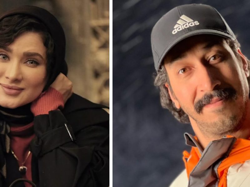 چهره جذاب و استایل خاص «ساناز سعیدی و بهرام افشاری» در مراسم سینمایی