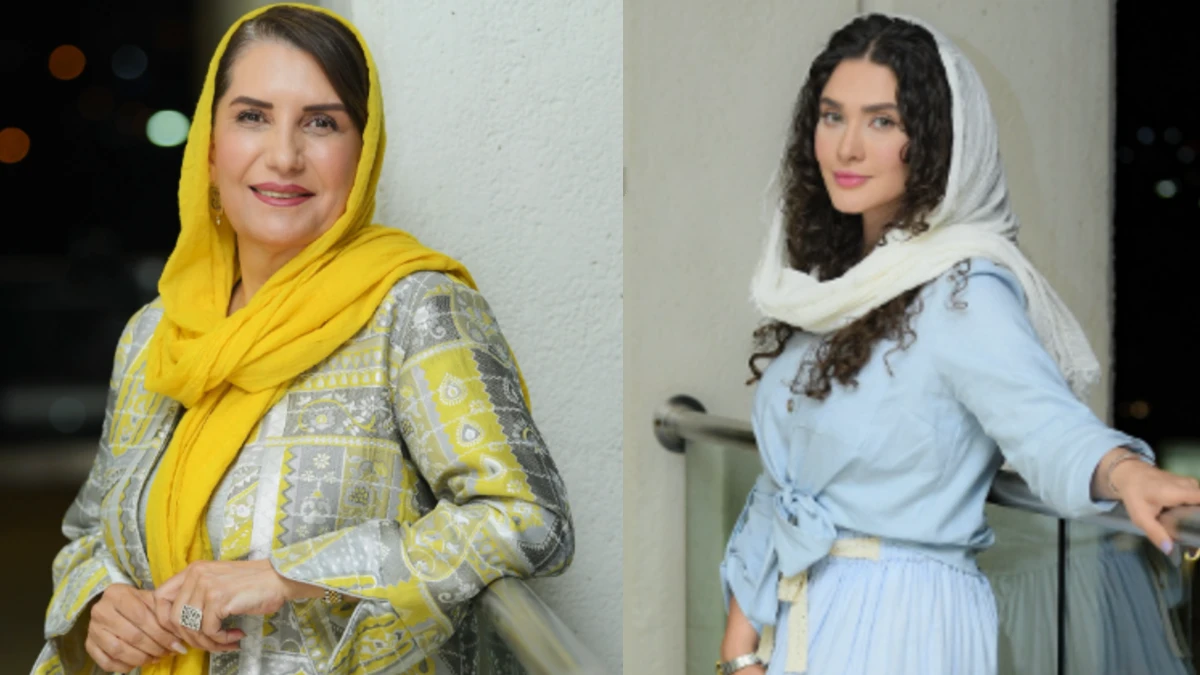 تصویر جذاب از استایل خاص ساناز سعیدی و زهرا بهروز منش همراه فریبا کوثری