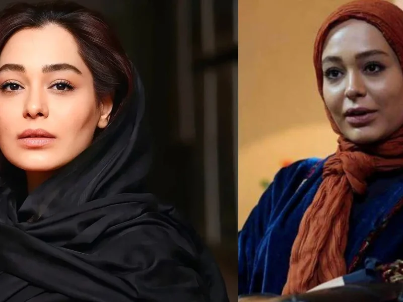 سانیا سالاری در کنار اکبر عبدی