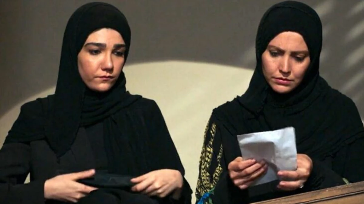 طوبی و غزاله در پشت صحنه «سریال طوبی»