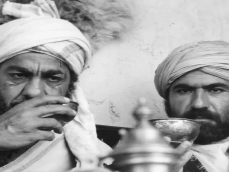 پشت صحنه سریال غارتگران «آرام و جلال پیشواییان» در سال 1356