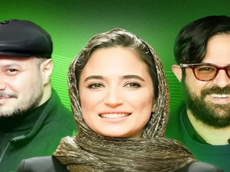 هومن سیدی، جواد عزتی و محمدرضا صابری در اکران افتتاحیه «سریال وحشی» پردیس کوروش