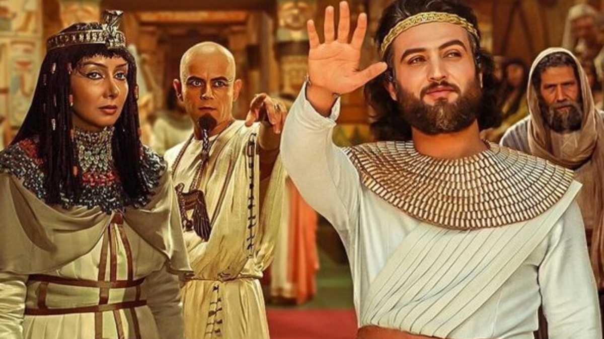 یوزارسیف، آخناتون و سلحشور در پشت صحنه سریال یوسف پیامبر