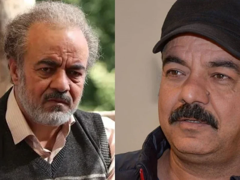 سعید آقاخانی و جواد عزتی در فیلم «کمربندها را ببندیم» در سال ۸۳