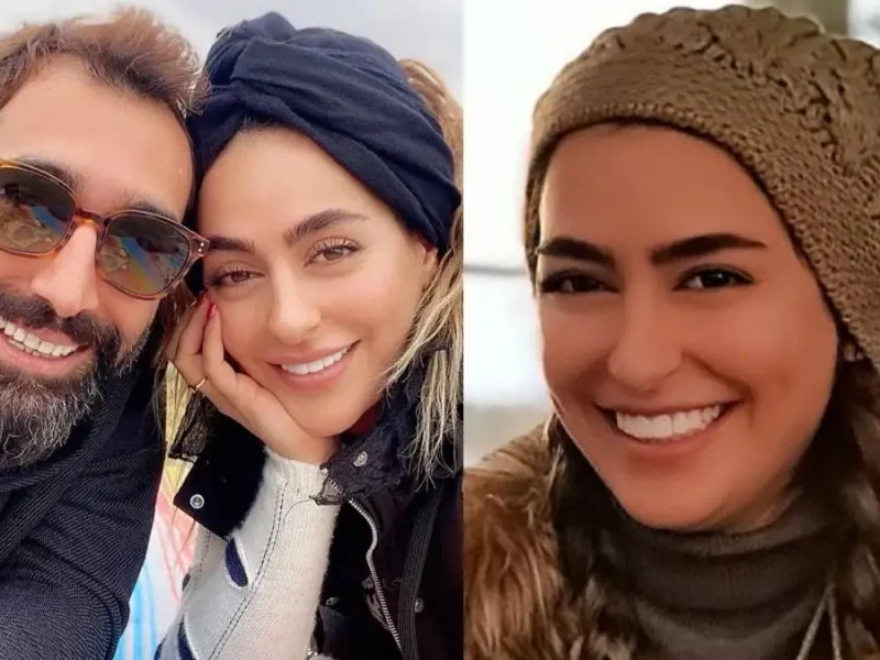 سمانه پاکدل و شوهرش با عکس های جورواجور