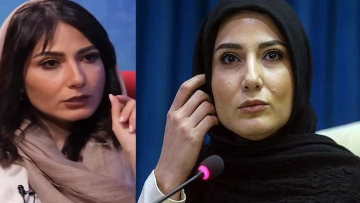 سمیرا حسن‌پور در مزرعه گندم