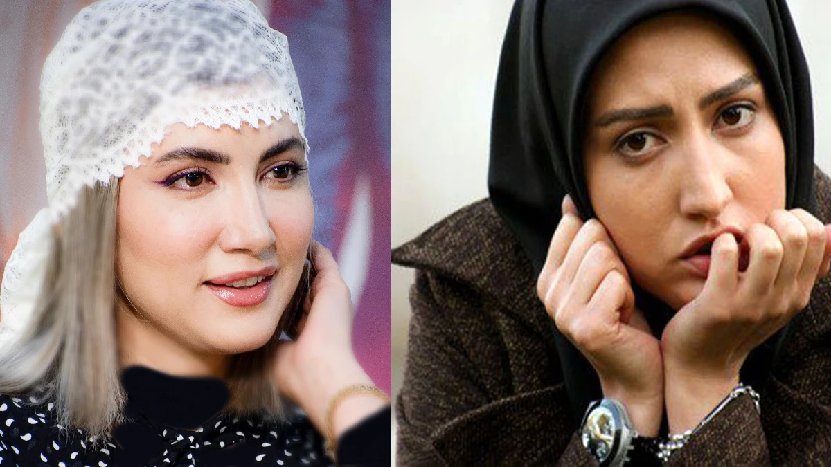 سمیرا حسینی در کنار دریا با لباس اسپرت