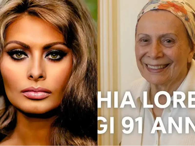 سوفیا لورن در 91 سالگی همچنان زیبا و درخشان