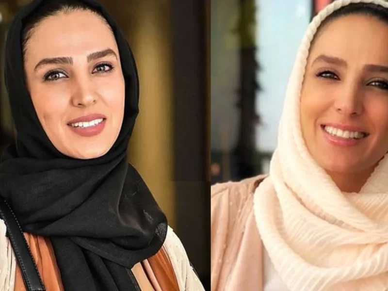 ژست های جالب سوگل طهماسبی موقع عکس و فیلم