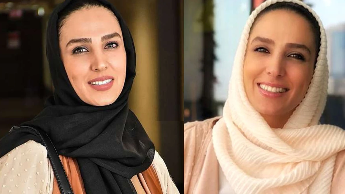 ژست های جالب سوگل طهماسبی موقع عکس و فیلم
