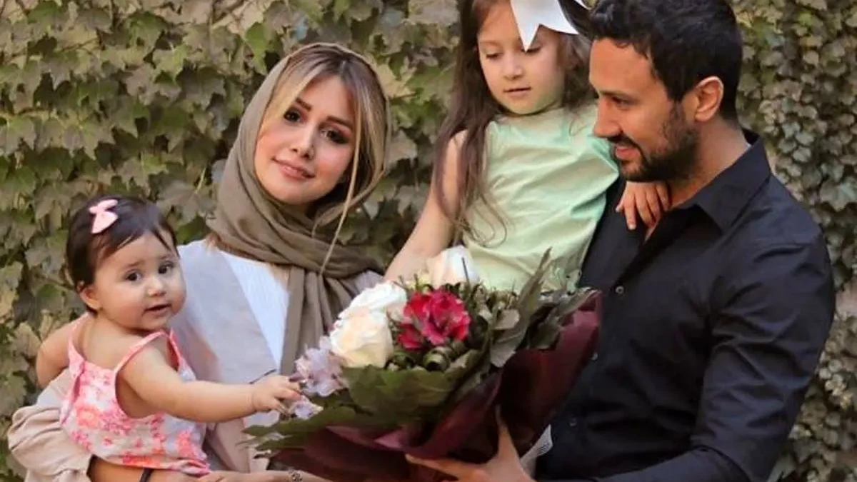 ژست عاشقانه سپیده بزمی پور و شاهرخ استخری